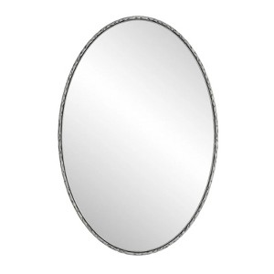 FONTOI Oval Retro Wall Mirror, Vanity Mirror, Mirror Wall Decor for Bathroom Bedroom Living Room Cloakroom Entryway, Silver, 25.59"*39.37"*1.18" - 1 of 4