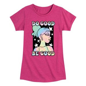 Girls' - Disney - Do Good Be Good Fitted Short Sleeve Graphic T-Shirt - 1 of 4