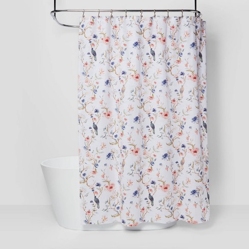 Floral Bird Shower Curtain Threshold Target