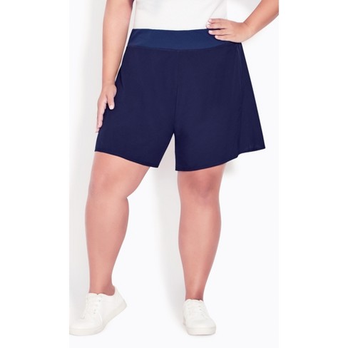 Plus size shorts on sale target