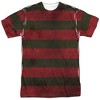 Men's Nightmare On Elm Street Freddy Sweater (Front Back Print) Short Sleeve Costume T-Shirt - 2 of 4