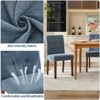 Coucheta Dining Chair Set - Linen Upholstered Button Tufted, High Back & Wide Seat, for Kitchen/Living Room - 2 of 4