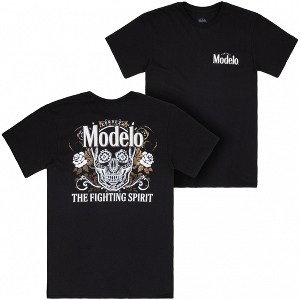 Mens Modelo Especial The Fighting Spirit Sugar Skull Front/Back T-Shirt - 1 of 4