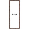 PosterPalooza | 8x24 Bamboo Picture Frame, UV Acrylic, 4 Finishes - Brown, Black, Gold, and Natural - 2 of 4