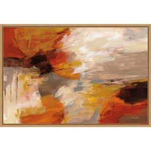Amanti Art Falling Leaves by Silvia Vassileva Canvas Wall Art Print Framed 33 x 23-in. - 1 of 4