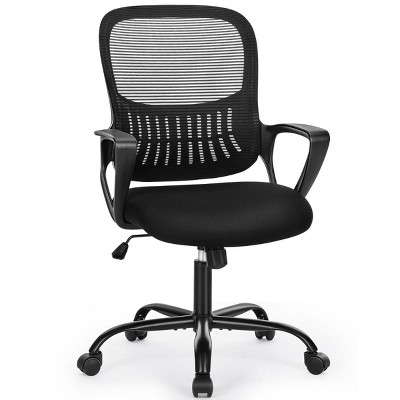Tall Office Desk Chair,Height Adjustable Swivel Task Chair With Lumbar Support Counter Height Table And Chairs-Cuddlewood
