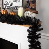 Northlight Colorado Spruce Artificial Halloween Garland - 9' x 10" - Black - Unlit - 4 of 4
