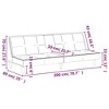 vidaXL Versatile Sofa Bed with Cup Holders in Light Gray - Velvet Sleeper Sofabed for Guests - Modern Design and Easy Assembly - 4 of 4