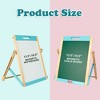 Easy Playhouse: Wooden Tabletop Art Easel - Double-Sided Magnetic Chalk & White - 3 of 4
