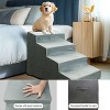 Artloge 3/4/5 Steps Pet Dog Stairs Sofa Side Dog Steps with Non-Slip Base & High Density Foam for Small Cat Puppy Disability Pet Aid - 4 of 4