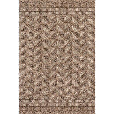Padma Lakshmi x Rugs USA - Ooti Geometric Block Wool Rug