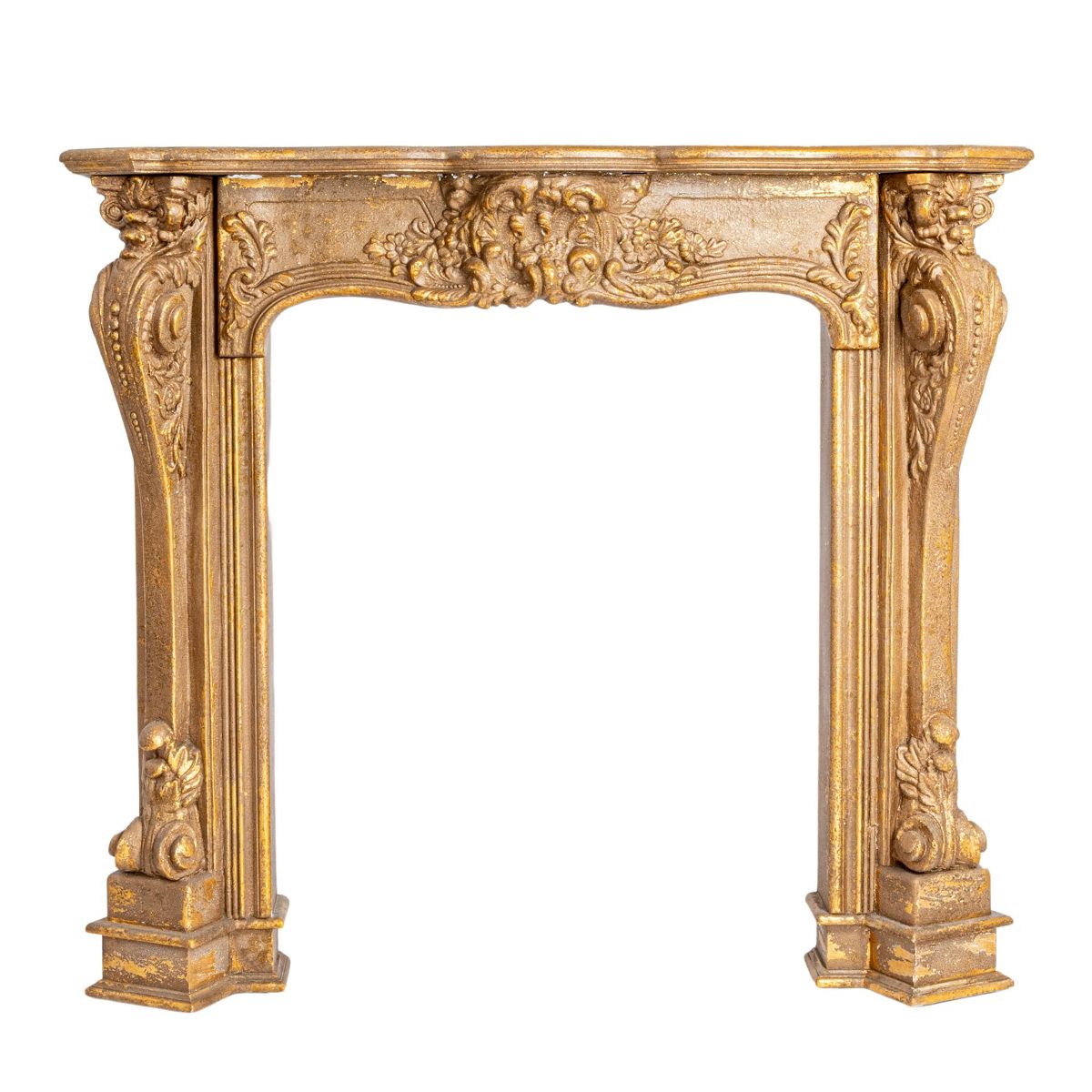 Storied Home Decorative Wood Fireplace Mantel - thumbnail 2