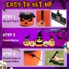 Costway 8 Ft Tall Inflatable Pumpkin Family Waterproof Halloween Yard Decoration w/LED Lights - 3 of 4