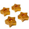 The Lakeside Collection Festive Taper Candle or Candleholder Sets - Set of 4 Star Candleholders 4 Pieces - 4 of 4