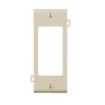 Leviton PSC26-00T Light Almond 1 gang Thermoplastic Nylon Decorator Sectional End Wall Plate 1 pk