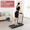 BestParts Walking Treadmill with Armrest, Flatbed Treadmill for Seniors, Foldable Fitness Machine for Home Gym, 45 Inch, Black Aluminum Alloy - 2 of 4