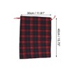 Unique Bargains Plaid Drawstring Bag 1 Pc - 2 of 4