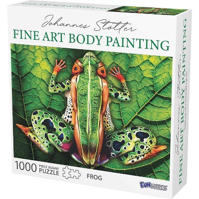 Funwares Johannes Stotter Frog Body Art 1000 Piece Jigsaw Puzzle