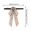 INSPIRE CHIC Women's Ribbon Brooch Rhinestone Bow Ties - 2 of 4