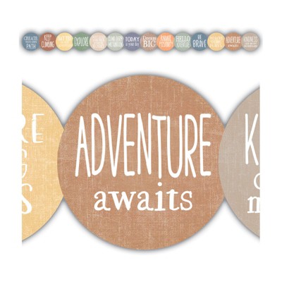 Teacher Created Resources Moving Mountains Positive Saying Die-Cut Border (Pack of 6)