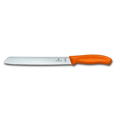 Victorinox SwissClassic Orange Stainless Steel 8.3 Inch Bread Knife