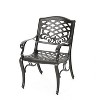 Dexmalle Set of 2 Patio Classic Graceful Floral Arm Chair - 4 of 4
