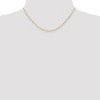Black Bow Jewelry 1mm 14k Yellow Gold Round D/C Solid Wheat Chain Necklace - 2 of 4