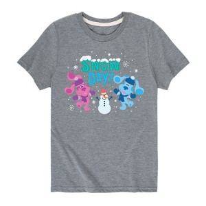 Boys' - Blue's Clues & You! - Snow Day Short Sleeve Graphic T-Shirt - 1 of 4