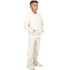 EVERYDAY KIDS Boys Off-White Zip-Up Hoodie – Soft Fleece Jacket with Hood – All-Season Kids Sweatshirt for School, Play, or Layering - 4 of 4