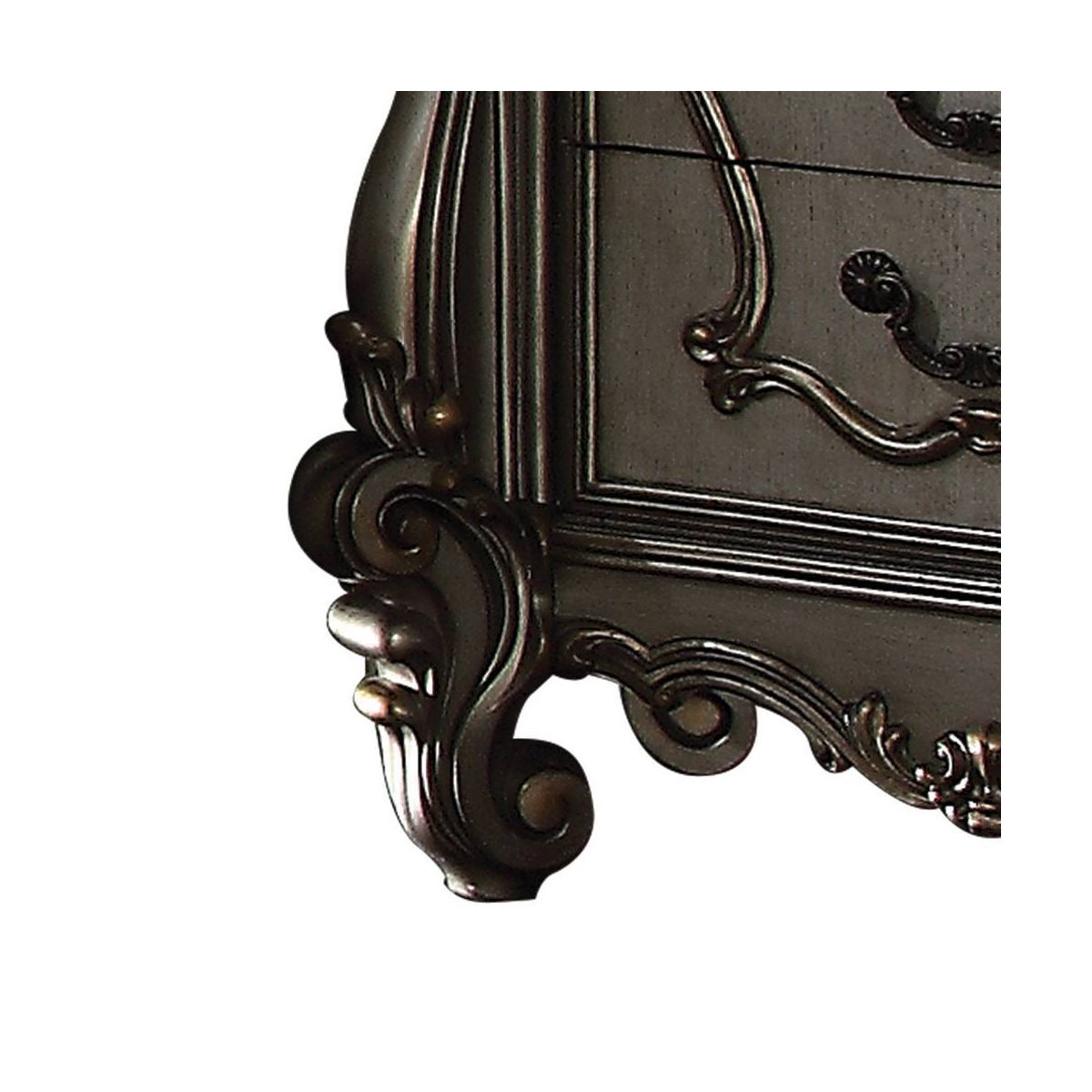 Acme Furniture Versailles Nightstand Antique Platinum Finish - thumbnail 4