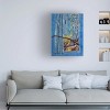 Trademark Fine Art - Dorothy Fagan  Resting On A Winter Pond Canvas Art - 2 of 4