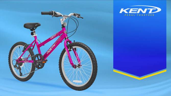 Kent Northstar 20&#34; Kids&#39; Mountain Bike - Pink, 2 of 8, play video