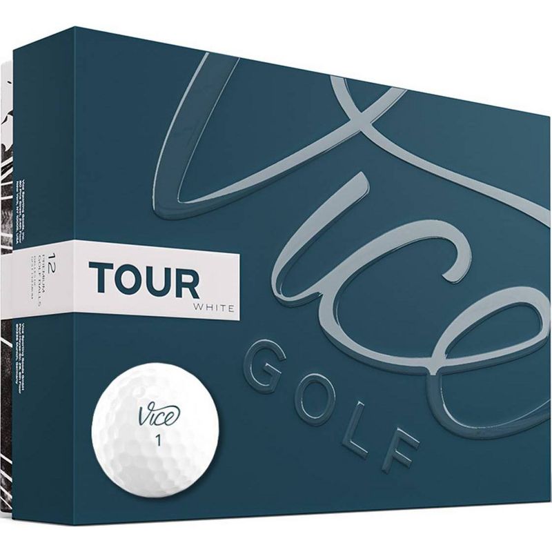 Vice Golf Tour Golf Balls - White 12pk, 1 of 6