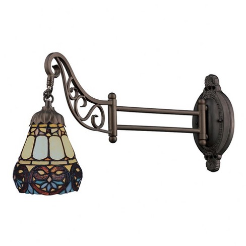 Elk Home Lorne Quay 1 - Light Swing Arm Lamp in  Tiffany Bronze - image 1 of 4