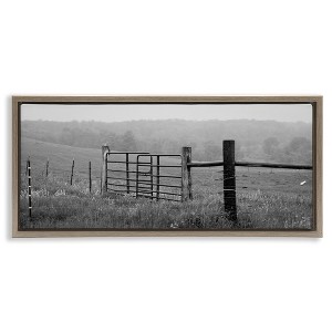 Stupell Industries Countryside Farmland Front Gate, 31" x 14" - 1 of 4