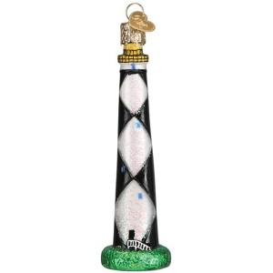 Old World Christmas Glass Blown Ornament for Christmas Tree, Cape Lookout Lighthouse - 1 of 4