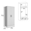 Depot E-Shop 180 Armoire, Double Door Cabinets, Metal Rod, Metal Handle, Two Shelves, One Drawer - 4 of 4