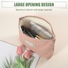 Unique Bargains Portable Canvas Zipper Makeup Bags and Organizers 1 Pc - 3 of 4