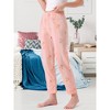 INSPIRE CHIC Women's Cotton Plaid Pajama Bottoms Elastic Waist with Pocket Long Sleepwear Lounge Pants - 2 of 4