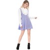 INSPIRE CHIC Women's Button Overalls Pinafore Suspenders Skirt - 3 of 4
