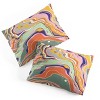 Deny Designs 3pc King Gigi Rosado Retro Marble Duvet Cover and Pillow Sham Set Green: 300 Thread Count, Woven Polyester - 4 of 4