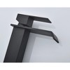 LunaLulinlk Waterfall Spout Bathroom Faucet,Single Handle Bathroom Vanity Sink Faucet - 3 of 4