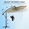 10ft Offset Patio Umbrella, Cantilever Umbrella with Easy Lift & Tilt Adjustment - 4 of 4