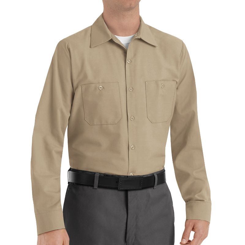 Red Kap Men's Long Sleeve Industrial Work Shirt, 3 of 4