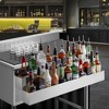 KUTLER Speed Rails, Stainless Steel Liquor Bottle Rack Holder for Restaurants, Bars, Coffee Shops - 2 of 4