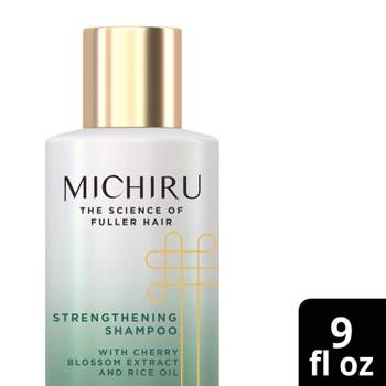Michiru Cherry Blossom Extract & Rice Oil Sulfate-Free Strengthening Shampoo - 9 fl oz