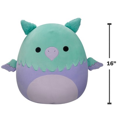 Squishmallows 16&#34; Aqua and Purple Griffin Large Plush