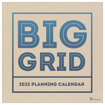 2023 Wall Calendar Big Grid Kraft - TF Publishing
