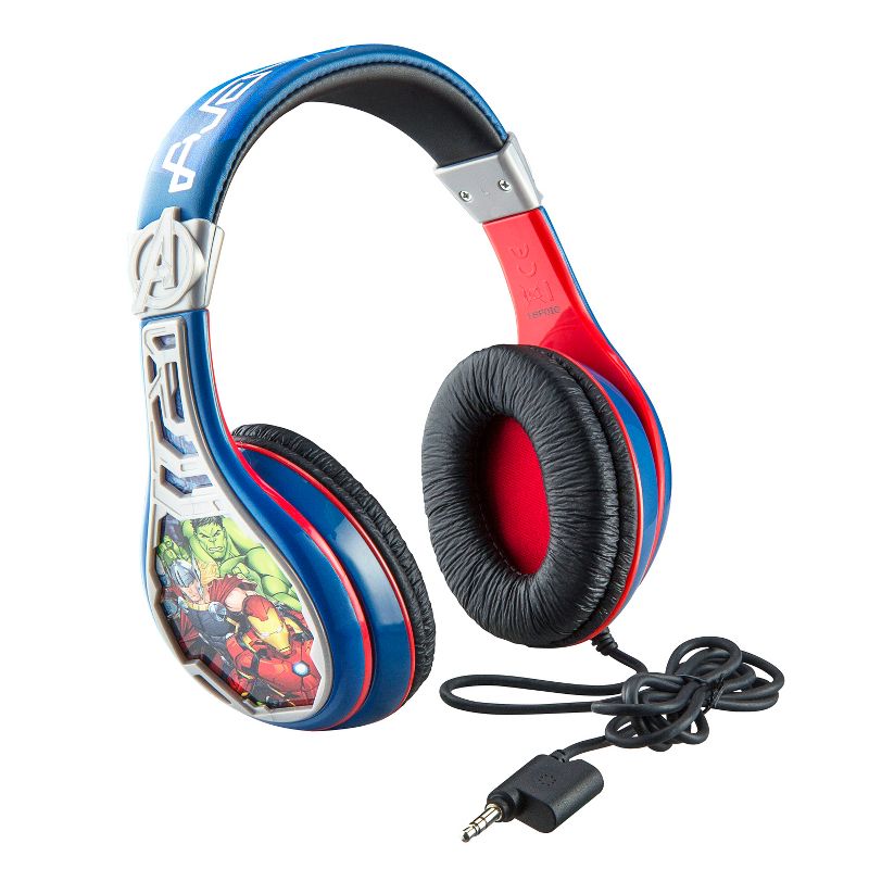 eKids Avengers Wired Headphones for Kids - Multicolored (AV-140GR.EXV1), 1 of 5