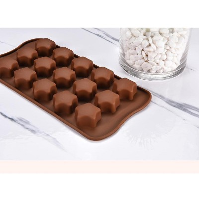 Kitchtic 6-Piece Silicone Non-stick Chocolate and Candy Molds Set